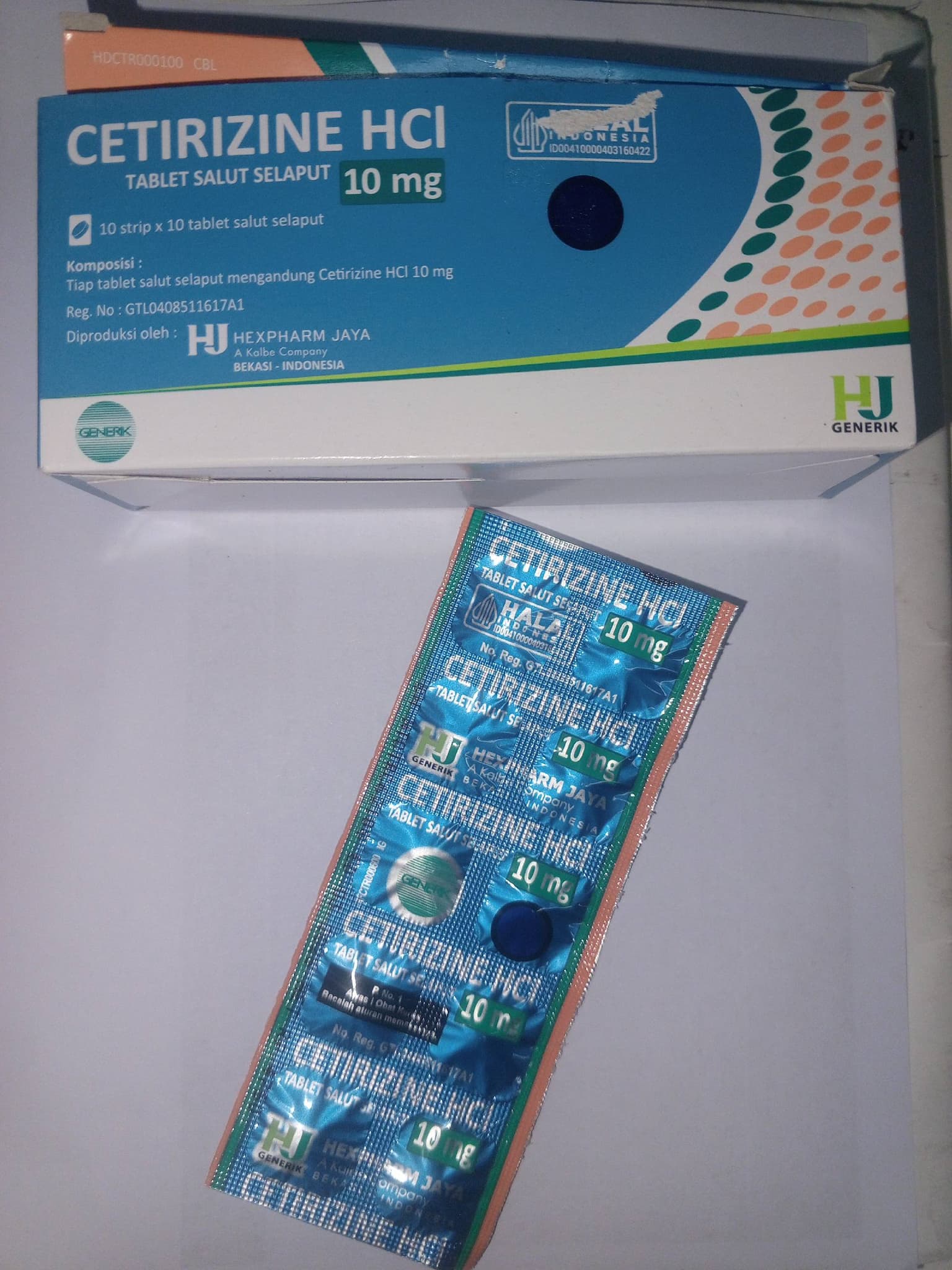 CETIRIZINE HCL (CK)