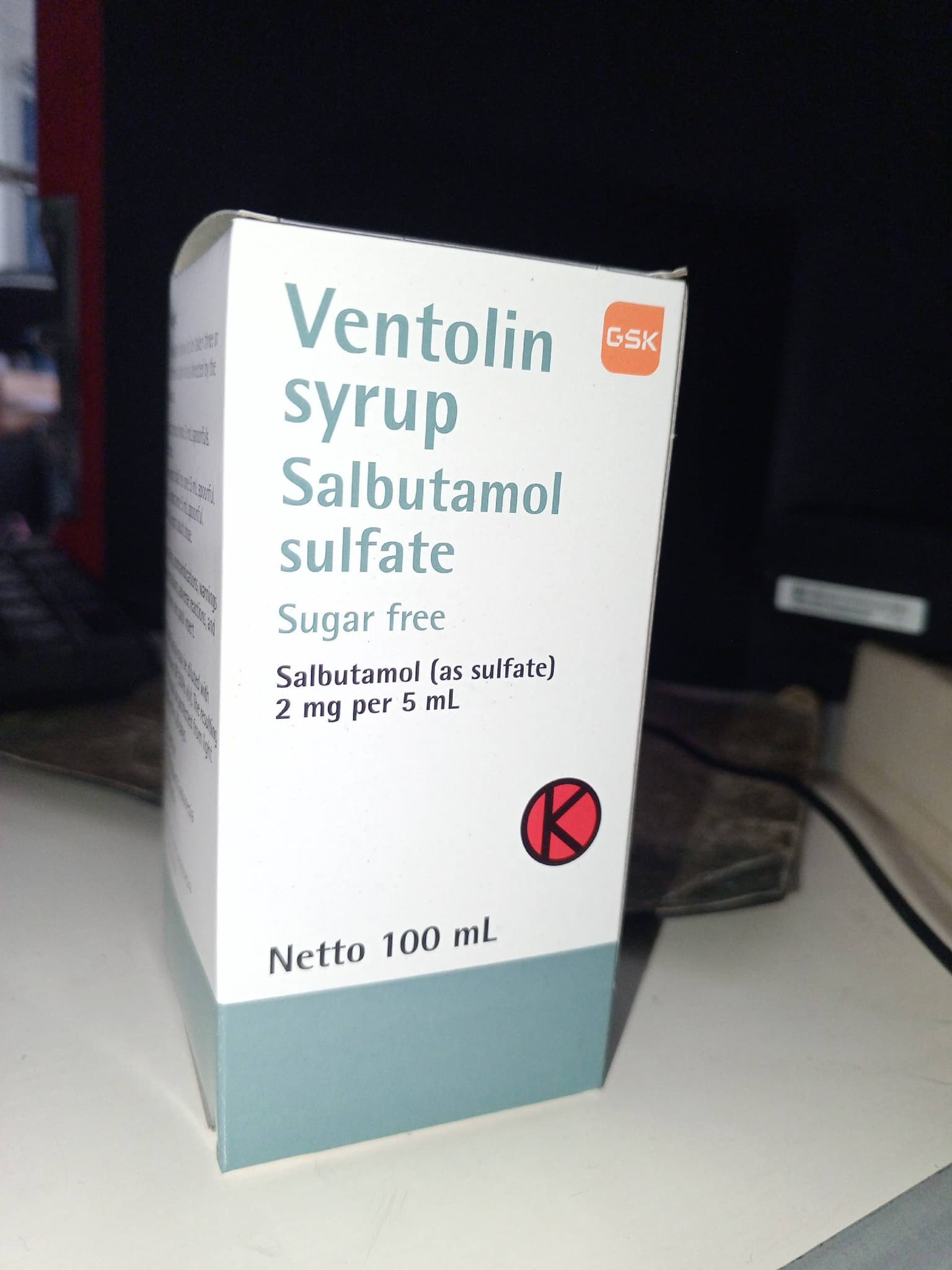 VENTOLIN SYR 100ML