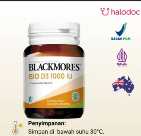 BLACKMORES BIO D3 1000IU '30