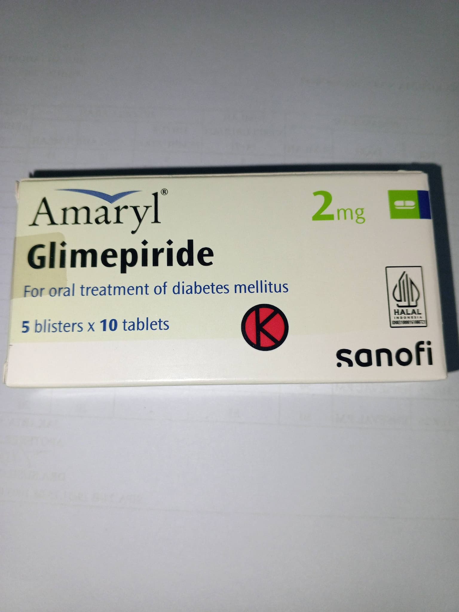 AMARYL 2 MG