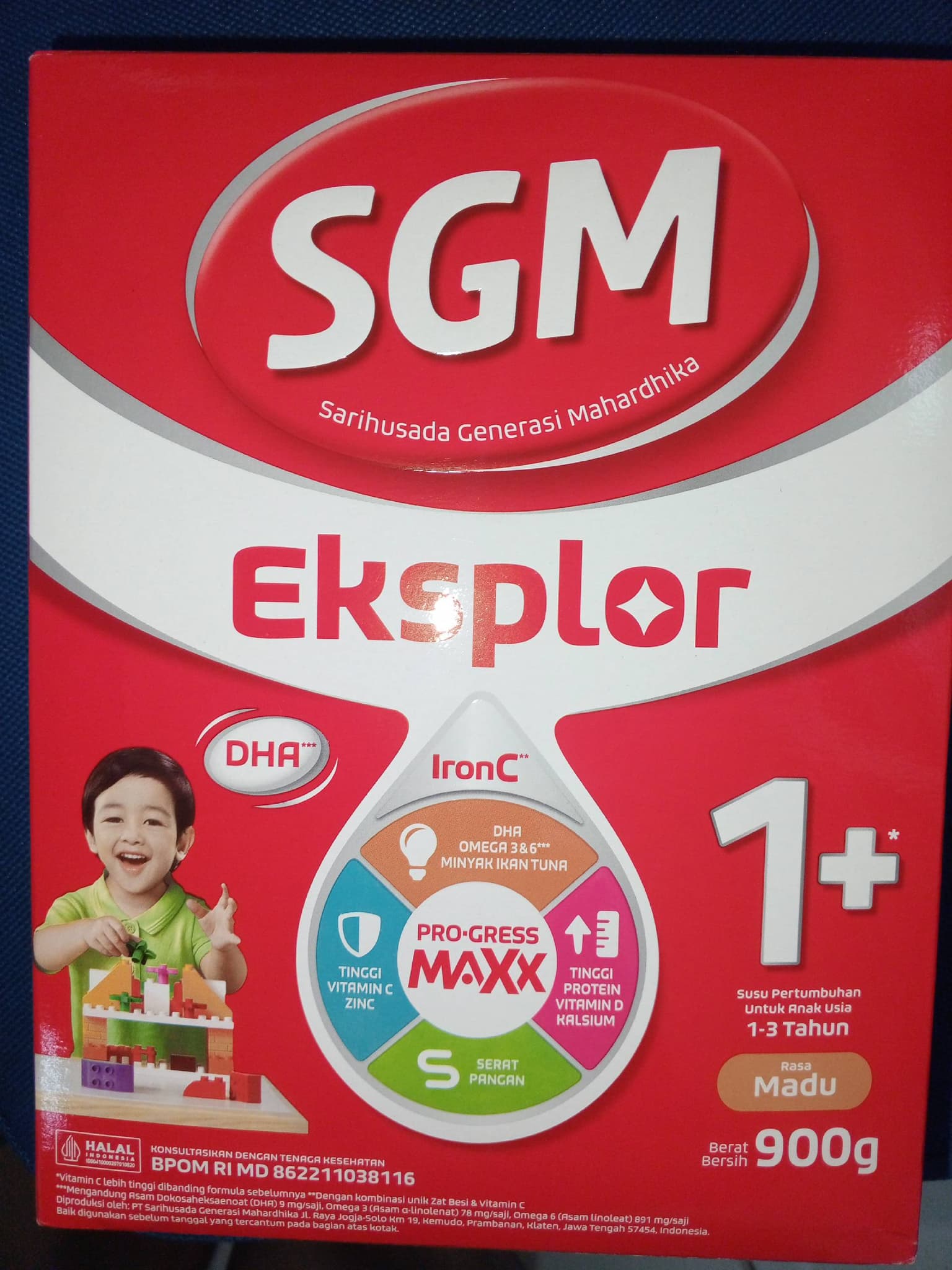 SGM EKSPLOR 1+ 900 GR (madu)