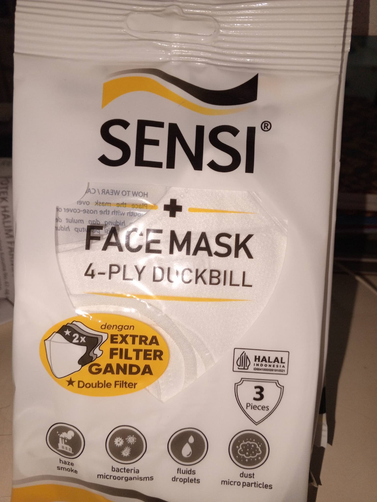 MASKER SENSI DUCKBILL'3