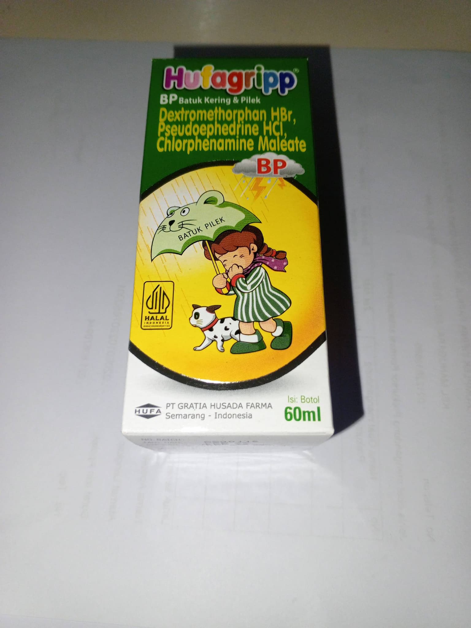 HUFAGRIP BATUK PILEK 60ML (CK)