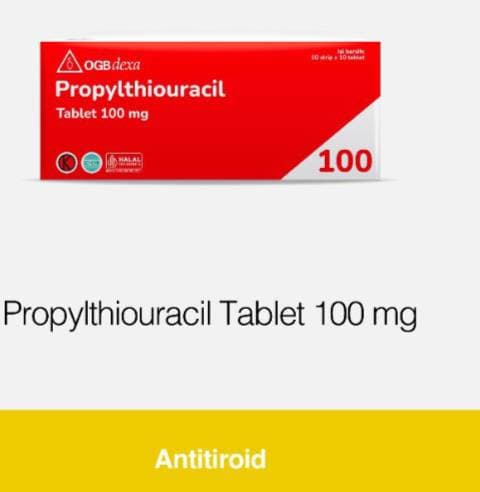 PROPYLTHIOURACIL 100MG